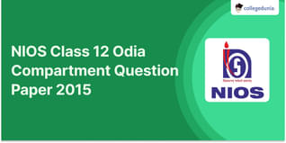 NIOS Class 12 Odia Compartment Question Paper 2015 with Answer Key